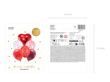 Balony 30 cm, Witch, mix (1 op. / 6 szt.)