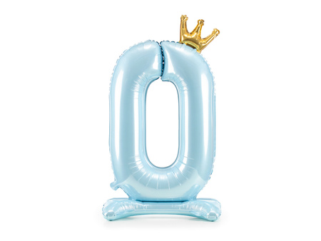 Balony Eco 33 cm, Cyfra '' 8 '', jasny złoty (1 op. / 6 szt.)