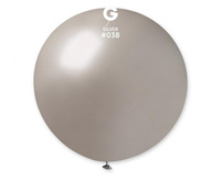#BL Balon GM30, kula metal 0.80m - srebrna 38