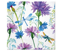 #ZSE Serwetki papierowe PAW Flower With Dragonfly 33x33 cm / 20 szt.