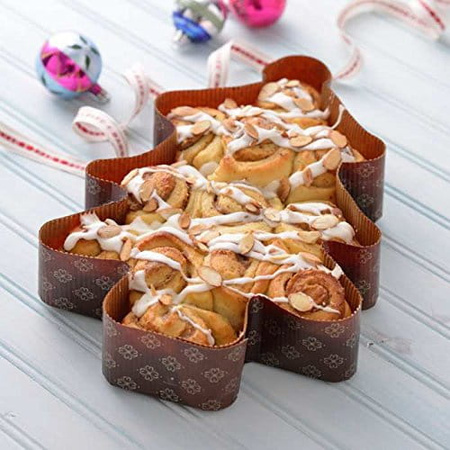 Papierowa forma do pieczenia CHOINKA 16x14x3,5 cm 50 szt.