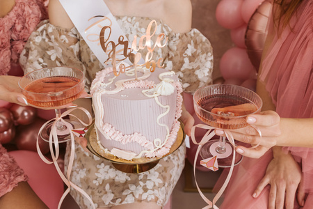 Balon foliowy Muszelka Bride to be, 52x50 cm, mix