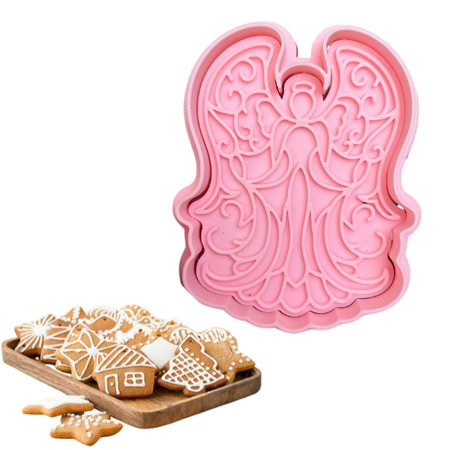 Foremka do ciasteczek i pierników ANIOŁ WZ. II KicCake