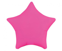 #BFK Balon foliowy Gwiazda, fluor c. różowy,19"