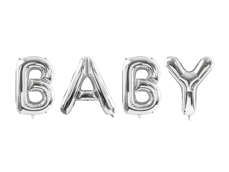 Balony Glossy 30cm, srebrny (1 op. / 50 szt.)