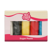 Masa cukrowa PODSTAWOWE KOLORY PRIMARY COLOURS 5 x 100g FunCakes