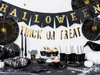 Baner Happy New Year, złoty, 10 x 90 cm