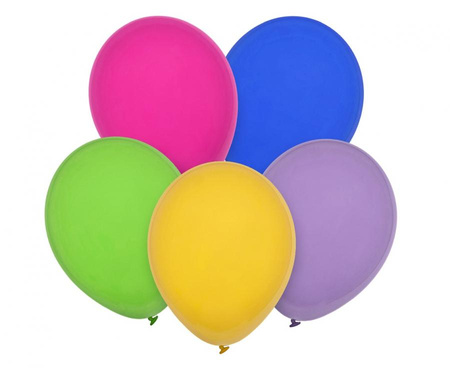 #BL Balony Decomex 9", pastel Assorted, 100 szt.