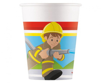 #ZKU Kubeczki papierowe (WM) Firefighters, 200 ml, 8 szt. (SUP label) KK