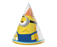 #STAI Czapeczki papierowe Minions 2 The Rise of Gru, 6 szt.