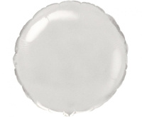 #BFK Balon foliowy 18" FX - Okrągły (biały), niepakowany