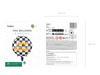 Balon foliowy Szachownica Happy Birthday, 45 cm, mix