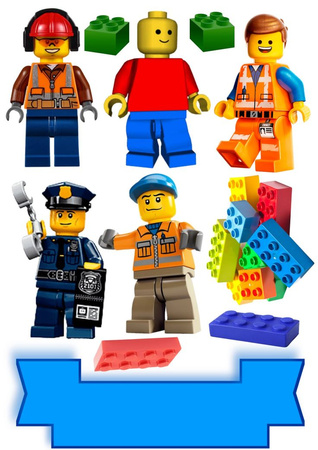 Opłatek na tort LEGO WZ.VIII