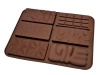Forma silikonowa do czekolady MIX MINI CZEKOLADKI 20x10 cm