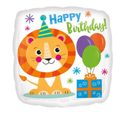 #BFK Balon foliowy 18" CIR - Urodzinowy lew