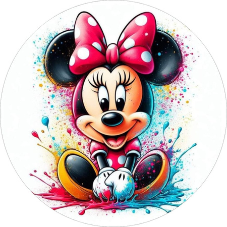 Opłatek na tort MYSZKA MINNIE WZ.I