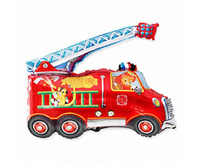 #BFK Balon foliowy 14" FX - Wóz strażacki, niepakowany