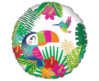 #BFK Balon foliowy Standard Tropical Paradise, zapakowany