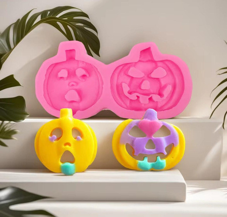 Forma silikonowa do dekoracji masy cukrowej czekolady Halloweenowe DYNIE