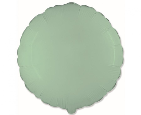 #BFK Balon foliowy 18" FX - Okrągły (matowy Mint) KK