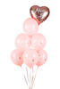 Stojący balon foliowy cyfra ''0'', 84 cm, błękit