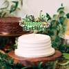 Papierowy topper na tort HAPPY BIRTHDAY DINOZAURY