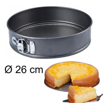 Okrągła tortownica nieprzywieralna blacha tortowa 26 cm Galicja