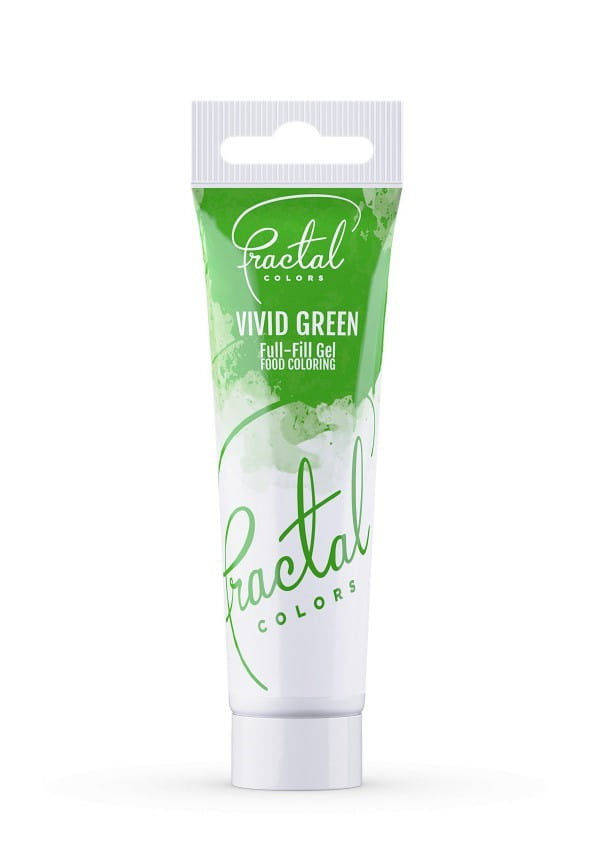 Barwnik spożywczy w żelu zielony Fractal Colors 30g