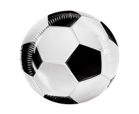 #ZTA Talerzyki papierowe Football, 23 cm, 10 szt.