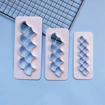 Zestaw wykrawaczek geometrycznyych FALBANKI ŁUSKI 3 szt.
