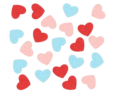 #DEKO Konfetti bibułkowe Love is in the air, eco-friendly, mix, 20 g.