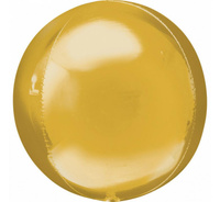 #BFK Balon foliowy 15" ORBZ - kula złota (niepakowany)