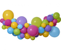 #GB Girlanda balonowa DIY Kolorowa, 65 szt.