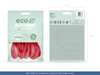 Balony Eco 30cm metalizowane, zielony (1 op. / 10 szt.)