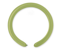 #BL Balony D4 - Rurki włoskie zielone oliwkowe 98/ 100 szt.