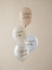 Balony 30 cm, Podkowy, alabastrowy (1 op. / 6 szt.)