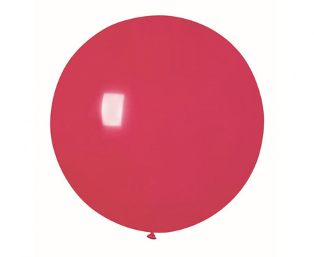 #BL Balon G220 pastel kula 0.75m - czerwona 05