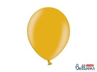 Balony lateksowe strong 30 cm metaliczny ZŁOTY 10 szt.