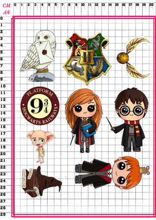 Wydruk jadalny HARRY POTTER A4 WZ. I