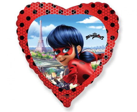 #BFK Balon foliowy 18" FX - Miraculous, niepakowany