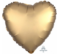 #BFK Balon foliowy "Gold Sateen Heart "