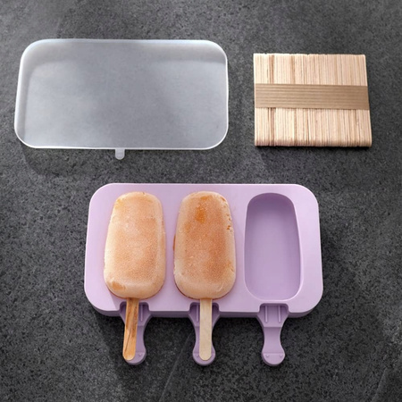 Forma silikonowa do lodów cakesicles KLASYCZNA 19x14 cm
