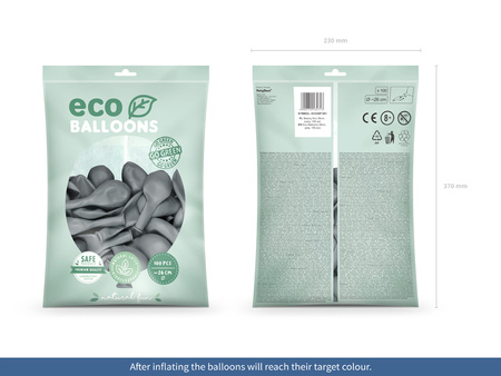 Balony Eco 26cm pastelowe, jasny liliowy (1 op. / 100 szt.)