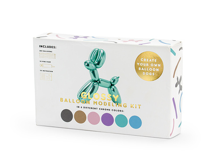 Balony Rainbow 23cm metalizowane, srebrny (1 op. / 100 szt.)