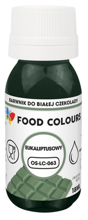 Barwnik do czekolady i mas tłustych Eukaliptusowy 18 ml Food Colours