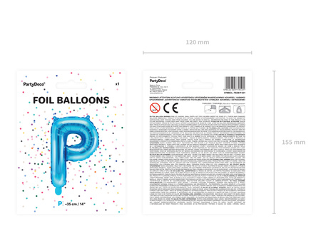 Balon foliowy Cyfra ''9'', 35cm, różowe złoto