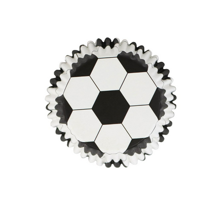 Papilotki do muffinek FOOTBALL PIŁKA 30 szt. PME