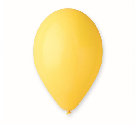 #BL Balony G90 pastel 10" - żółte 02/ 100 szt.