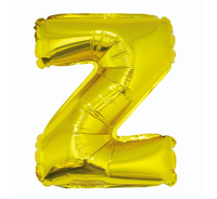 #BFK Balon foliowy "Litera Z", złota, 35 cm KK