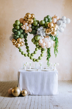 Balony Eco 33 cm,  Chrzest Święty, rumiany różowy (1 op. / 6 szt.)